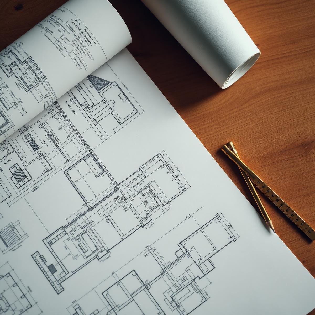 Fig. 02 — Working drawings, Orpington studio